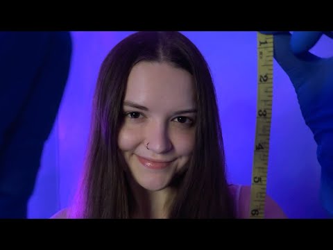 ASMR Face Exam 😌 Measuring, Counting Freckles, Personal Attention Roleplay