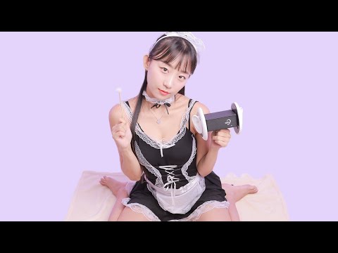 [표은지ASMR]👩‍🔧Costume Ear Cleaning👩‍🔧당신만을 위한 메이드 은지가 귀청소 해드릴게요