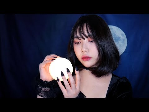 ASMR  잠의마녀의 초대 / 마법주문 단어반복 / 시각적