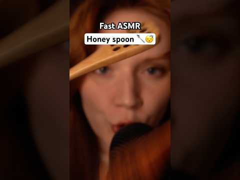 Full Fast ASMR👆🏻 Honey spoon Mouth sounds 😴