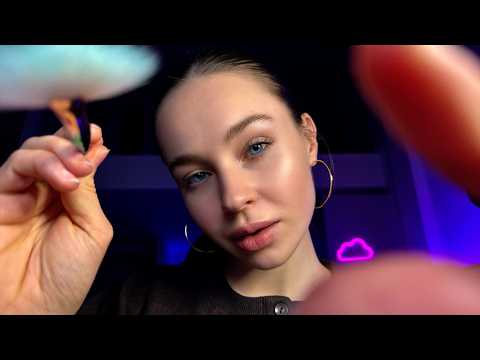 ASMR Sleep Clinic For When Your Brain Won’t Shut Up 🧠 Face & Scalp Personal Attention For Deep Sleep
