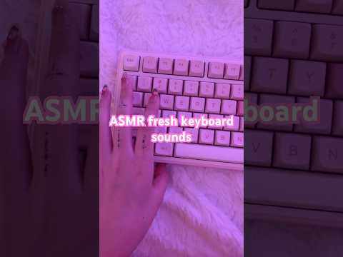 ASMR keyboard sounds #asmr #visualtingle #asmrtriggers #tingles #mouthwhisper #asmrvideos