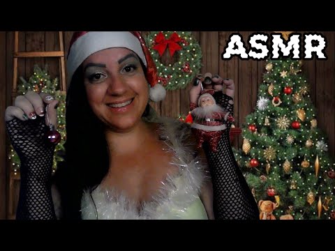 ASMR-POV VOCÊ É MINHA ÁRVORE DE NATAL #asmr #sonsdeboca #arrepios #somdechuvapararelaxaredormir