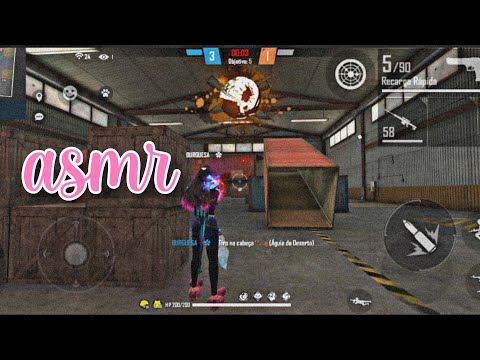 ASMR FF - NARRANDO A PARTIDA (sons de boca, gloss)