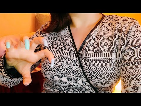 ASMR: Shirt Scratching | Whisper Rambles | Q&A Announcement