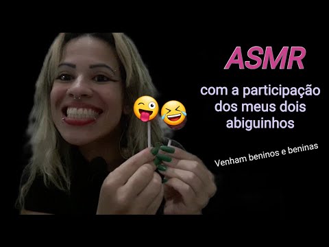 ASMR 🍭 Sons de boca com pirulito + conversa