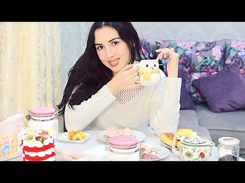 ASMR Tea Together ☕ Relaxing Time ☕ ASMR Soft Spoken Late Night Show Mukbang