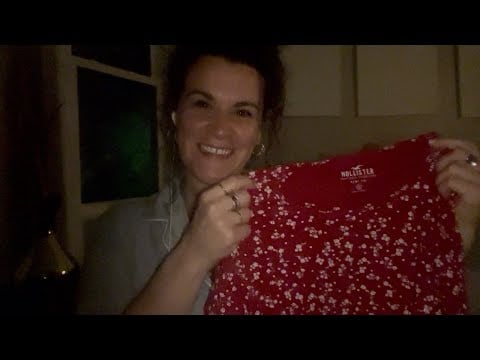 ASMR: Apple Mic Whisper Ramble: Thrift Haul (Up Close Whispers) 