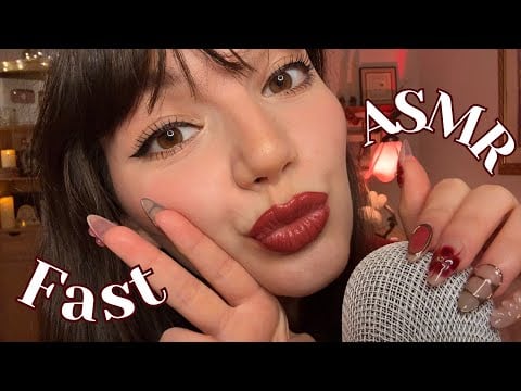 Super Upclose ASMR | Fast and Aggressive Mic Triggers, Mouth Sounds, RAMBLES, Gripping, More!