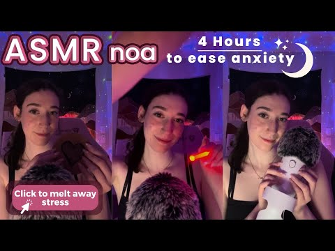 Energy Rain, Makeup, Personal Attention | 4 HOURS of ASMR to help you sleep and relax 💕| live #227
