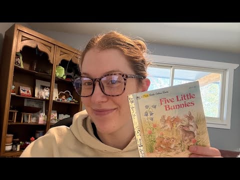 ASMR reading you a childhood book - whispered reading 