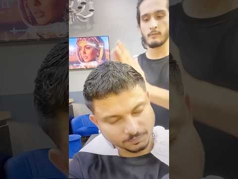😴 High Pressure Head Massage ASMR in Dubai 🇦🇪 | So Satisfying! #Shorts #asmr #headmassage #barber