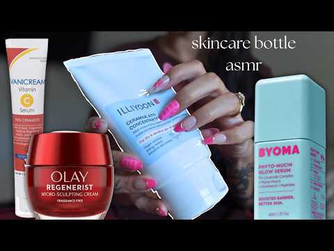 ASMR | Tapping & Scratching on Skincare Products
