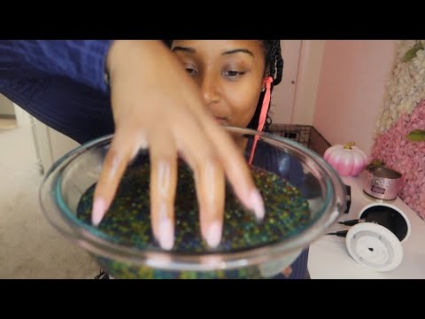 [ASMR] Orbeez Triggers | Water Sounds 💧 | Sensory Play ❤️