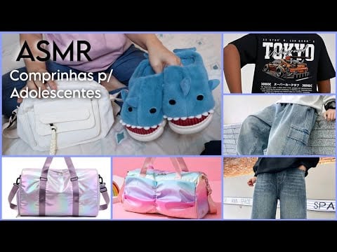 ASMR Mostrando Recebidos | O que comprei p/ Dia das Crianças na SHEIN 👩‍👧‍👦🎏