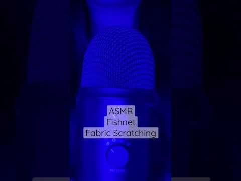 ASMR Fishnet Fabric Scratching #asmr #shorts
