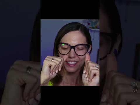 asmr skin sounds and finger flutters for good skin