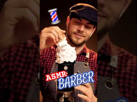 #ASMR BARBER snips the stress away!! ✂️💈 #shorts