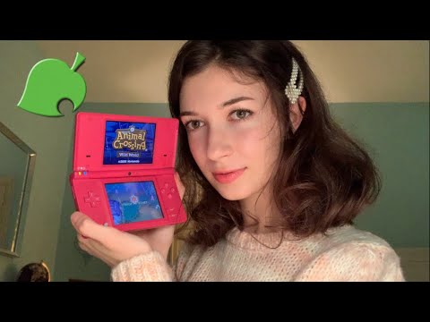 ASMR lofi | playing animal crossing & eating gummy bears (soft spoken ramble + stories)