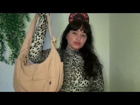 ASMR What’s In My Bag  @aramoonasmr1111  #triggersforsleep #scratching #tingles #asmr #tapping #asmr