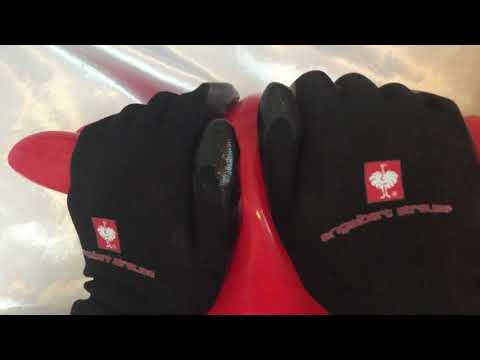 NITRIL FLEXIBLE GLOVES & RODY 🖤  RUBBER  [[ASMR]]