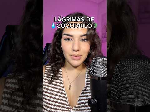 ¿Sabes por qué se dice LAGRIMAS DE COCODRILO? 🐊 #asmr