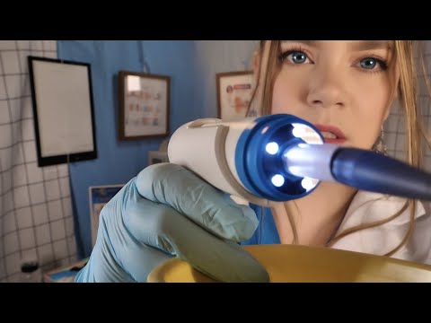 ASMR Hospital Ears, Nose & Throat Exam | Ear Cleaning