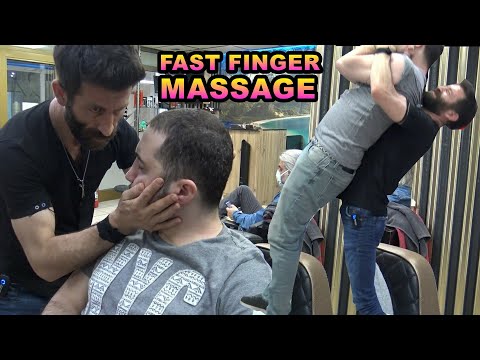 ASMR TURKISH BARBER BY SONER &NECK-BACK CRACK& head, back, neck, foot, leg, ear, face, nose massage