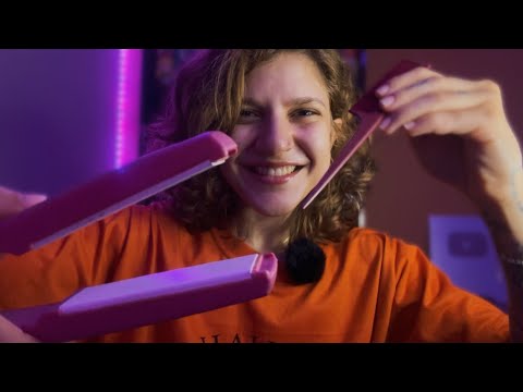 ASMR FAZENDO UM PENTEADO NO SEU CABELO ✨ Roleplay salão de beleza