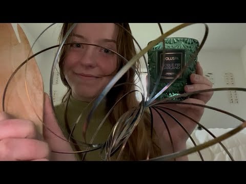 my first asmr video // tapping & scratching on random objects