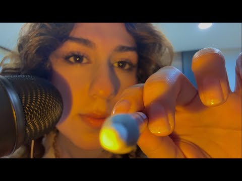 ASMR Drawing on Your Face With a White Pencil till you get sleepy 🥱 🎨 (Cozy Prep & Hot Cocoa)