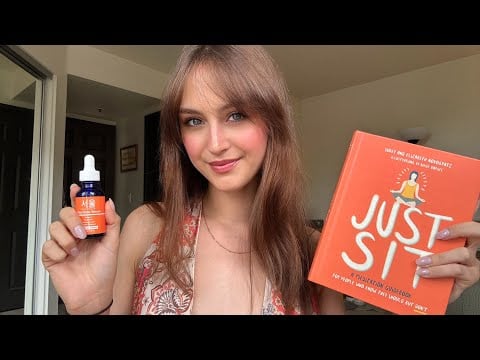 Lofi ASMR ~ Orange Triggers (gum chewing, soft-spoken, tapping)