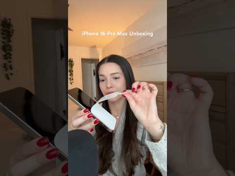 ASMR iPhone 16 Pro Max Unboxing #asmr #unboxing #iphone16