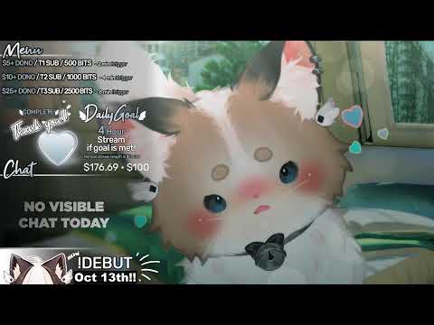 [ ASMR ] First YouTube stream! 3DIO Kitten Kisses to sleep to~