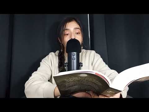 ASMR Inaudible para dormir en menos de 1 hora - sesión de lectura (mouth sounds)