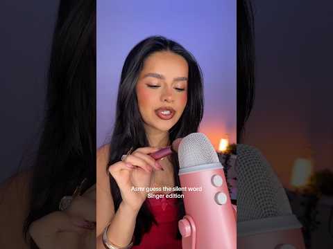ASMR Guess the silent words #singers #guessinggame #asmrwhisper #shorts