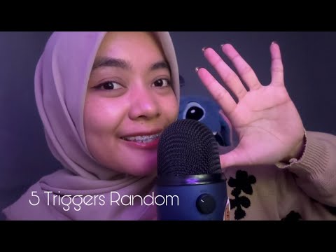 ASMR 5 Triggers Random — Ocean, Tapping, Mouthsound, Slime, Fast Makeup