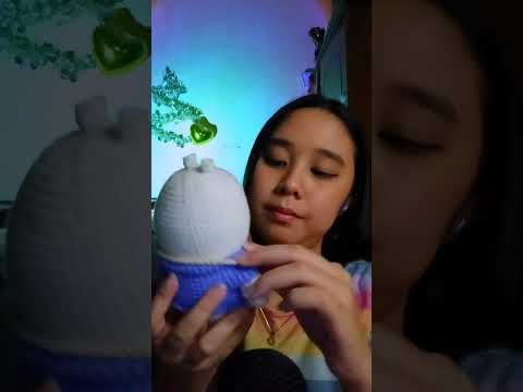 ASMR Dress up my ice bear amigurumi 🐻‍❄️ #asmr #shorts #icebear #webarebears