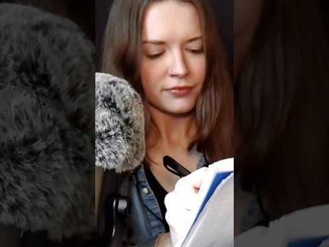 ASMR Asking You Trivia Questions 🤔🖊️ #shorts #asmr