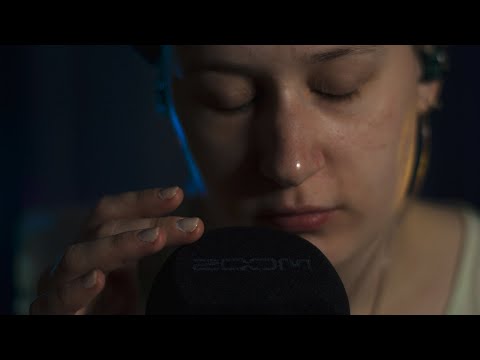 ASMR Soft Whispers & Slight Mic Touches