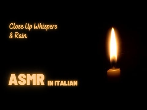 ASMR ITA | Scioglilingua sussurrati da vicino con pioggia 🌧️ (female)