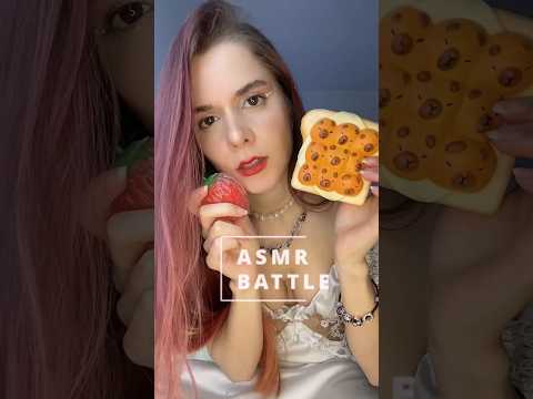 ASMR Battle 🍓vs 🥪