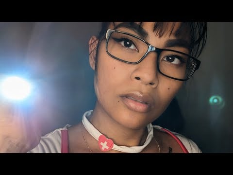 ASMR Cranial Nerve Exam Follow My Instructions, Pen And Paper Sounds