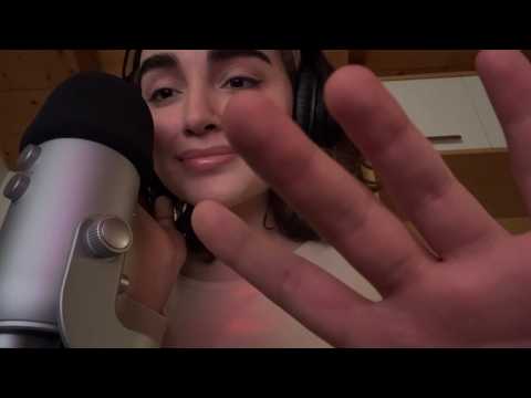 ASMR Extremely Sensitive Mouth Sounds with Face Touches (little talking🦋)
