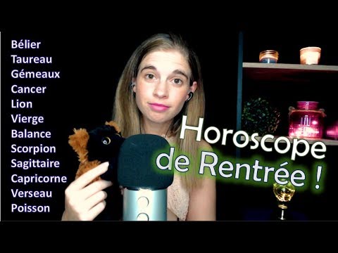 [ASMR français] Horoscope de Rentrée Septembre - multidéclencheurs, chuchotement pour dormir