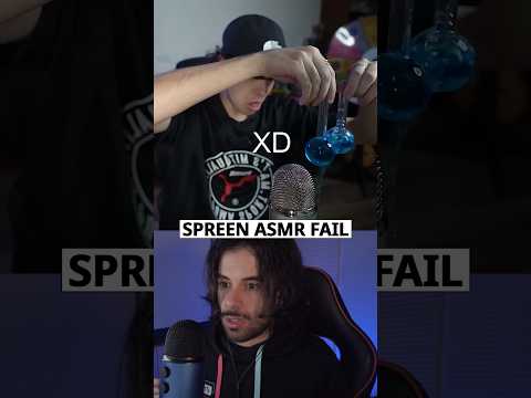 SPREEN ASMR FAIL  #asmr #fail #shorts