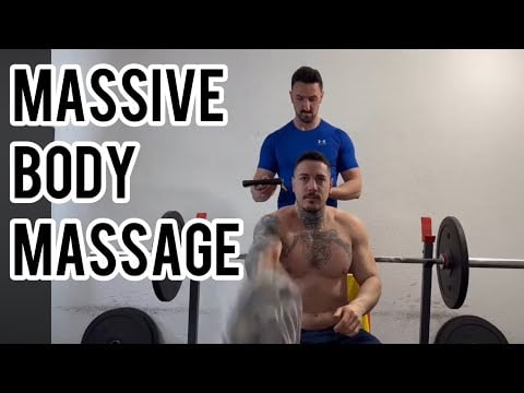 Gentle ASMR: Relaxing Chest Massage on Muscular Bodybuilder