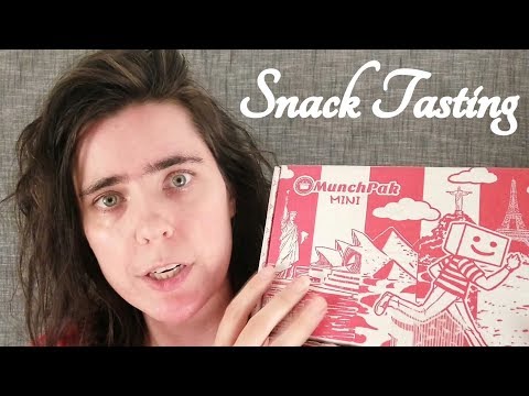 ASMR MunchPak Snack Tasting