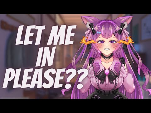 Stray hellhound breaks into your house and begs to stay (F4A)[ASMR] [Tsundere] [Binaural]