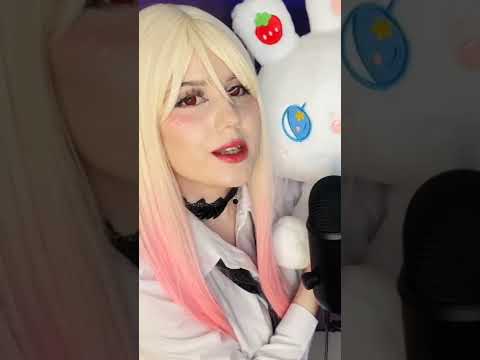 🌙 ASMR anime cosplay Marin Kitagawa 💗 relaxing video (full on my channel)